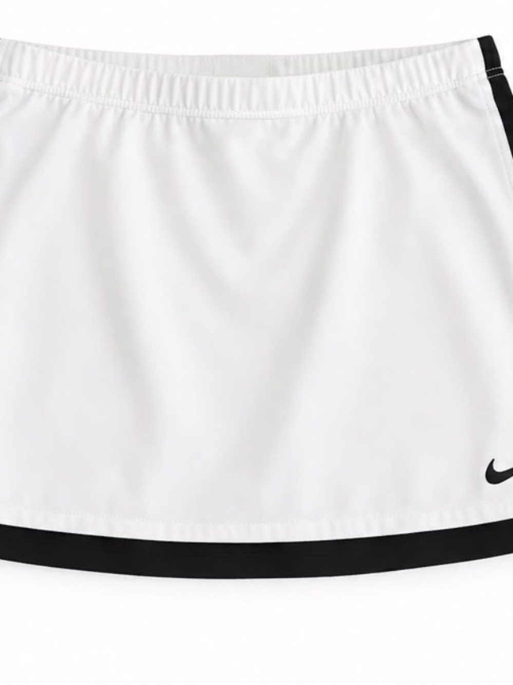 Nike White Tennis Skort with Black Accents